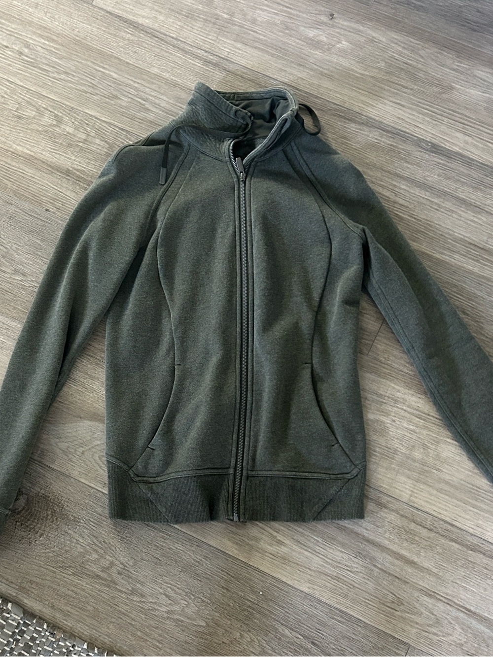 Lululemon Olive Green Full Zip Hoodie Jacket
